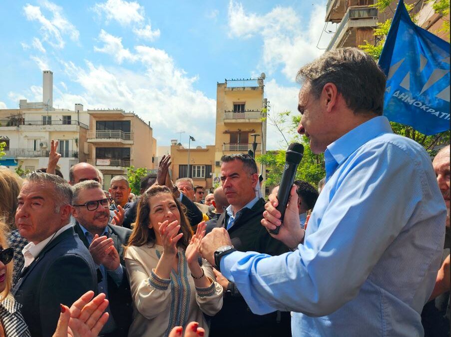 Στιγμιότυπα από την επίσκεψη του Πρωθυπουργού Κυριάκου Μητσοτάκη στη Νίκαια