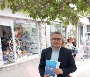 Στιγμιότυπα από την δράση όλων των υποψηφίων της ΝΔ στο Κερατσίνι.